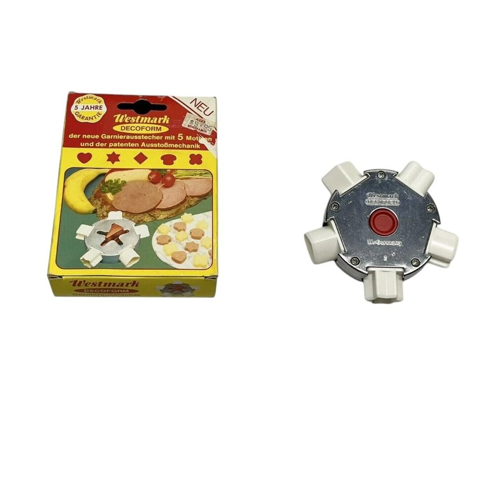 Vintage Westmark 5 Shape Garnish Cutter In Box  - Made in Germany - Pre Owned